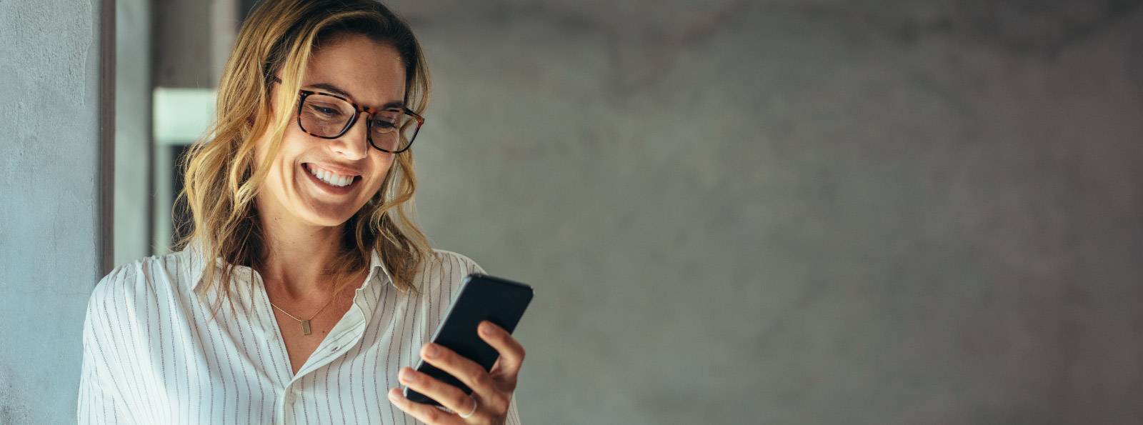 Woman using mobile phone